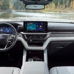 The cabin on the 2025Ford Explorer has stepped up beyond its already good functionality. Courtesy Ford