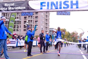 Vancouver’s Louis Marmar Maruk was crowned king of the event, finishing with a time of 2:24:29.