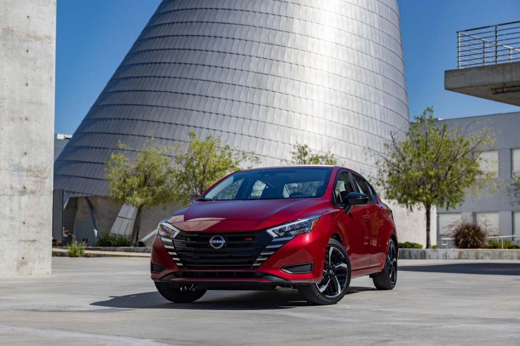 The stylsish 2024 Nissan Versa. Photo courtesy Nissan