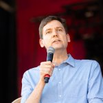 BC NDP Leader David Eby, here seen in July, campaigned Monday in Maple Ridge, where he announced...