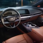 The Cadillac Optiq's 33-inch curved display includes the driver&rsquo;s configurable instrument panel plus the infotainment screen. Courtesy Cadillac