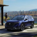 The 2025 Honda CR-V Hybrid enjoys  a fuel economy rating of 6.0/6.9/6.4  L/100km (city/hwy/combined).