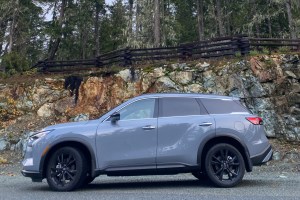 The Black Edition distinguishes itself with gloss-black 20-inch wheels, roof rails, grille surround and exterior badging.