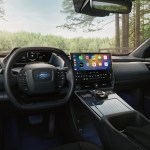 2024 Subaru Solterra&nbsp;features an 8-inch touchscreen with the base trim and a 12.3-inch screen&nbsp;with the two other trims.&nbsp;Courtesy Subaru