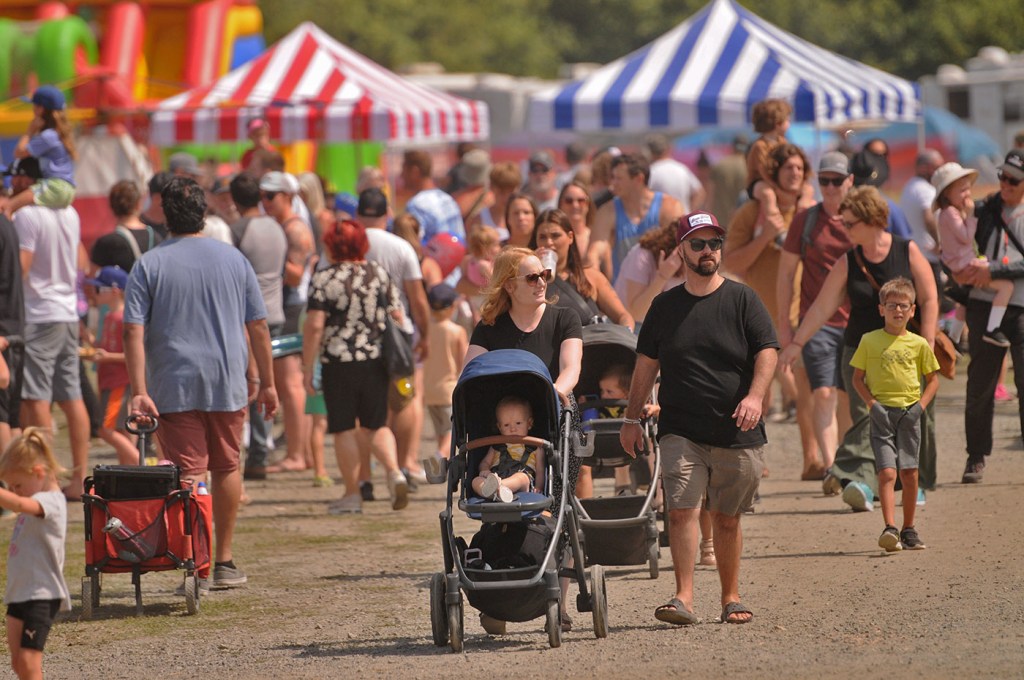 People take in the 153rd annual Chilliwack Fair at Chilliwack Heritage Park on Saturday, Aug. 9, 2025.