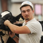 A 4-H dairy competition takes place during the 153rd annual Chilliwack Fair at Chilliwack Heritage Park on Saturday, Aug. 9, 2025.