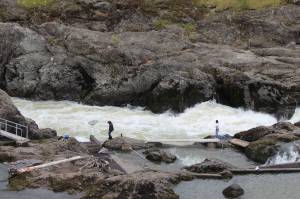 Fishing the Moricetown Canyon. (Black Press Media file photo)
