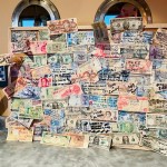 Money bears the names and origins if tourists who have stopped by the pub over its 35-year history.