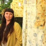 Carly Stefanowich employs natural dyes and eco-printing to colour her upcycled clothing line.