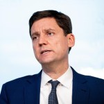 B.C. Premier David Eby speaks during a news conference in Vancouver on Monday, Feb. 5, 2024.