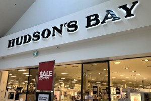 Red Deer's Hudson's Bay location is inside Bower Place. (Photo by Sean McIntosh/Advocate staff)