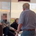 In a video shared online, a person can be seen striking a youth several times at Tim Hortons, 3501 Ravine Way in Saanich.