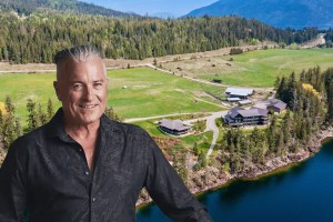Former Shuswap resident and billionaire Calvin Ayre and his  Fighting Dog Ranch, a 73-acre property in Sunnybrae currently on the market for $22 million.