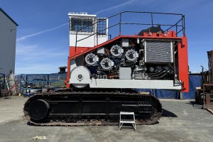 T-MAR Industries Ltd.'s hybrid-electric logging yarder.