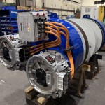 The electric drive that T-MAR Industries Ltd. designed and built, which is the new heart of the machine