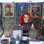 With help from her resident spider Greg, Malakwa artist Isabell Weitman creates unique pieces, some using real spider webs.