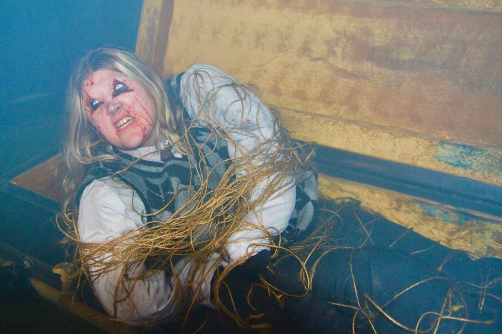 A photo from the official opening on Wednesday, Oct. 1. Organizers said DreadWorld's haunt is the longest immersive experience in the Lower Mainland.