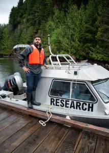 Students in Coast Mountain College’s Applied Coastal Ecology (ACE) program, including Yadwinder Singh, are learning foundational knowledge and taking part in real-world, community-based projects in Prince Rupert. (Photo: Michael Ambach)