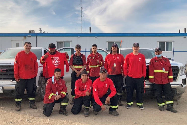 Coastal GasLink hosted Nisga’a firefighters from the B.C. Wildfire Service at 7 Mile Lodge.