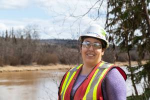 As one of Coastal GasLink’s Construction Monitoring and Community Liaison (CMCL) Advisors, Ashley observes construction and reclamation activities and reports back to her community.
