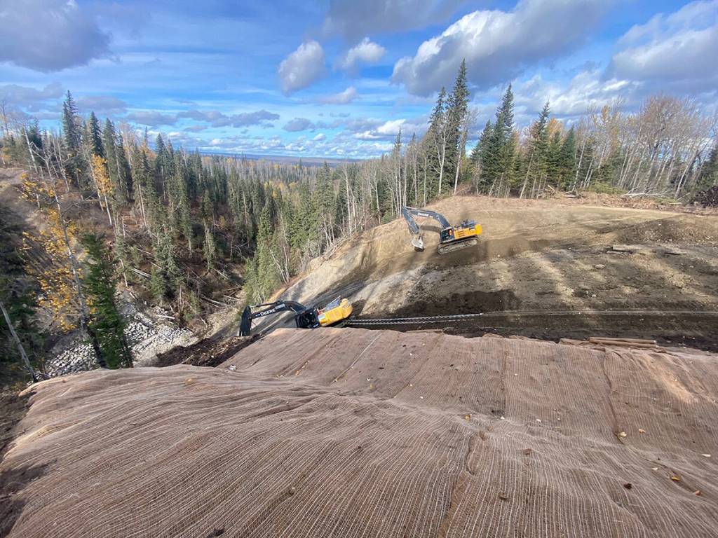 When complete, reclamation work will restore the project route back to its pre-construction state.