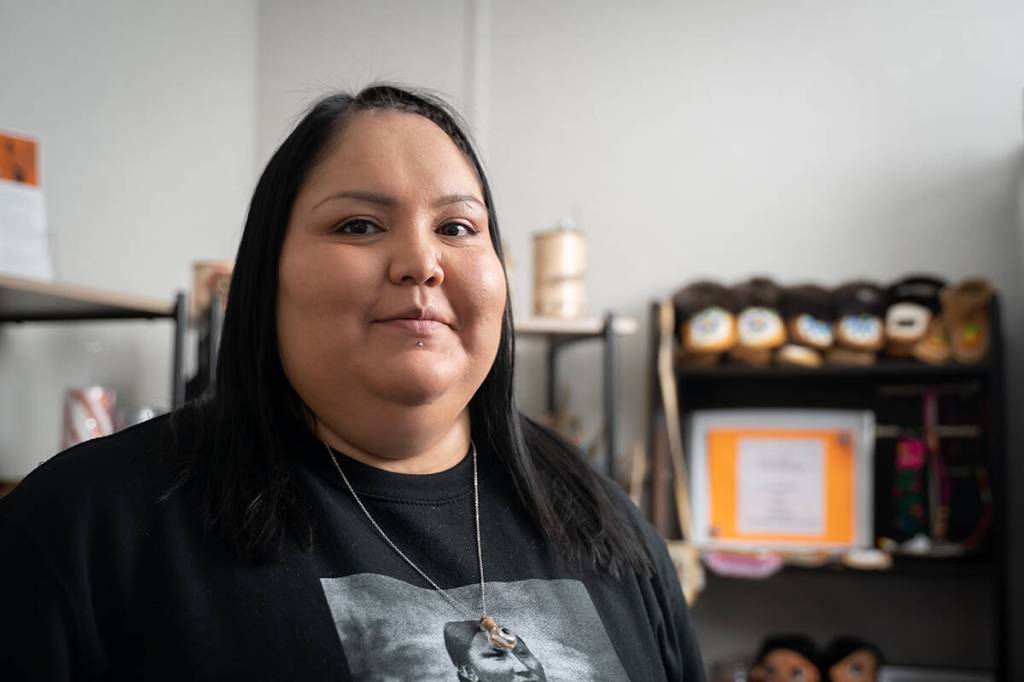 Teneshia (pictured above) works a Community Workforce Accommodation Advisor for Coastal GasLink. She is a member of Blueberry River First Nation and is a highly valued team player.