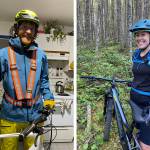 Samuel Goddard (Campbell River) started cycling to work every day, and noticed dramatic changes in his health. Kristy Gabelhouse (Nanaimo) won the Exodus Travels grand prize Cycling Adventure by participating in GoByBike Week.
