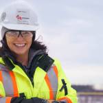 Brittaney is one of the many people who have contributed towards the successful completion of Section 4, located north of Prince George.