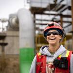 Jade has gained invaluable career experience while working on the Wilde Lake Compressor Station, which is nearly 90 per cent complete.