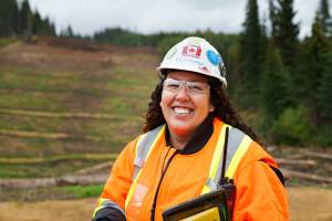 Thanks to her work experience on Coastal GasLink, Ashley was able to start her own Environmental Inspection business.