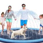 Cool off this summer with this non-slip splash pad. Photo: Amazon