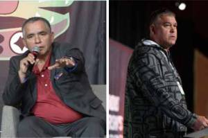Left, Chief Barry Nikal, Witset First Nation. Right, Mark Puglas, Director of Indigenous Engagement. Photos courtesy Drax