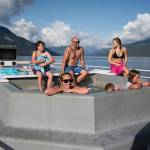 Is there anything more relaxing than a hot tub with a lake view? Twin Anchors Houseboats photo