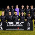 The Vancouver Rise FC starting lineup for the first leg of the semifinals against the Ottawa Rapid FC. (Vancouver Rise FC/ X.com)