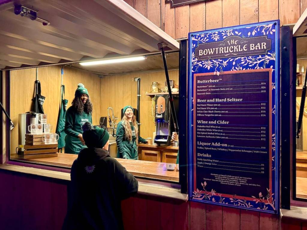 Drinks at the new &ldquo;Harry Potter: A Forbidden Forest Experience&rdquo; at Stanley Park in Vancouver on media preview night Thursday, Nov. 6, 2025. (Tom Zillich/Surrey Now-Leader)