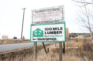 On Thursday, Nov. 6, 2025, West Fraser announced the permanent closure of its 100 Mile Lumber sawmill by the end of the year. (Patrick Davies photo - 100 Mile Free Press)
