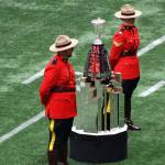 The Grey Cup trophy is the top award given by the Canadian Football League. The championship game will be on Nov. 16. (Wikimedia Commons)