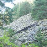 Talus slopes in the Rainbow-Jordan Wilderness, pictured Oct. 9, 2025. (Evert Lindquist/Revelstoke Review)