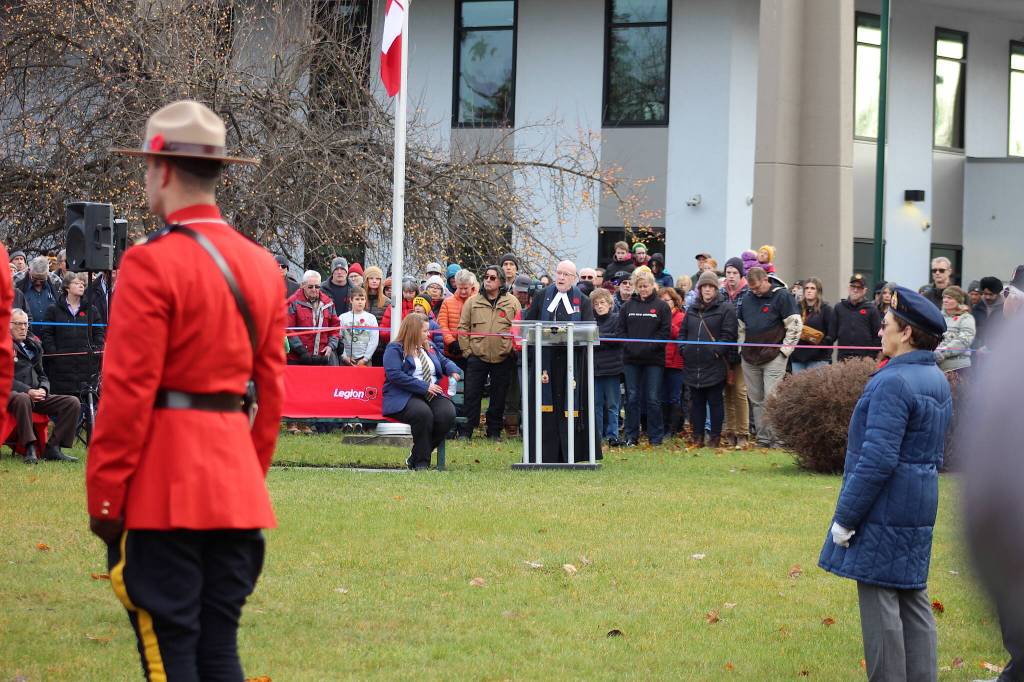 Remembrance Day ceremony in Veterans Peace Park in Smithers. (Marisca Bakker/The Interior News)
 Remembrance Day ceremony in Veterans Peace Park in Smithers. (Marisca Bakker/The Interior News)
 Remembrance Day ceremony in Veterans Peace Park in Smithers. (Marisca Bakker/The Interior News)
 Remembrance Day ceremony in Veterans Peace Park in Smithers. (Marisca Bakker/The Interior News)