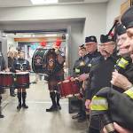 Pipers welcomed Six teams from Scotland to play at the Langley Curling Centre. (Special to Langley Advance Times)