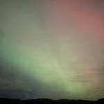 The northern lights could be seen across the Central Okanagan on Tuesday evening, Nov. 11. (Jordy Cunningham/Black Press Media)