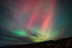 The northern lights could be seen across the Central Okanagan on Tuesday evening, Nov. 11. (Roman Bartos/Contributed)