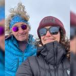 Revelstoke&rsquo;s Julianna Howatt, left, and Nat Segal pictured during the production of Beauty in a Fall, which premiered at the Banff Centre Mountain Film and Book Festival on Saturday, Nov. 8. (Photo courtesy Nat Segal)