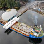 AltaGas and Royal Vopak’s joint-venture Ridley Island Energy Export Facility received key infrastructure materials that will advance the continued build-out of the facility. (AltaGas)