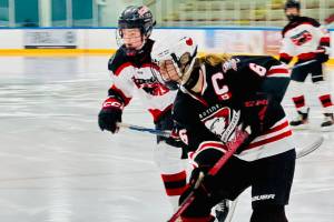 Vallee plays defence for thr AMHA&rsquo;s U15 A1 squad. (Submitted)
