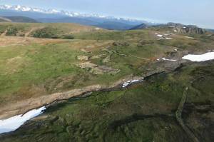 The exploration site within the Kitimat Copper-Gold Project, located between Kitimat and Terrace. Copper Quest Exploration plans to advance the project following its acquisition. Copper Quest Exploration photo