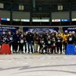 The Canadian Blind Hockey Association, the newly formed Victoria Canucks blind hockey team, and the Victoria Royals took to the ice Wednesday afternoon. (Tony Trozzo/Victoria News)