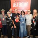 Surrey-raised musician Lisa Brokop, fourth from right, with with family members during her &ldquo;Hometown Hall of Fame&rdquo; concert Monday, Nov. 24, 2025, at Shannon Hall in Cloverdale. (Contributed/Rick Chapman, City of Surrey)