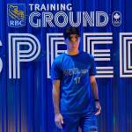 The UVic student earned his spot after a successful showcase at the RBC Training Ground in March. (Photo courtesy of @RBCTrainingGround/Instagram)