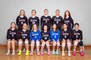 The Okanagan Valley champion Seaton Sonics are ranked No. 4 for the 16-team B.C. Senior Girls AAA High School Volleyball Championships, which start Thursday, Nov. 27, in Vernon and Coldstream. (Contributed)